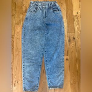 Baggy Wash blue jeans